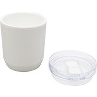 Vaso de doble pared de plástico reciclado de 180 ml "Hudson"