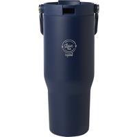 Vaso con aislamiento al vacío de cobre de acero inoxidable reciclado certificado RCS de 900 ml y con tapa de doble función "B