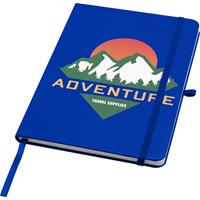 Libreta de tapa dura A5 de material reciclado con páginas rayadas Teak
