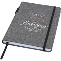 Libreta de tamaño A5 de PET reciclado Orin