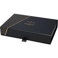 Parker set de bolígrafo y rollerball acromático con caja de regalo IM (tinta negra/azul)