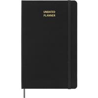 Agenda semanal L con tapa dura sin fecha Moleskine