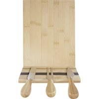Tabla de quesos imantada con acesorios de bambú "Mancheg"