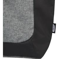 Bolsa Tote reciclada GRS en dos tonos con cremallera de 15 L "Reclaim"