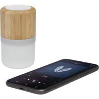 Altavoz de bambú con Bluetooth® y luz "Aurea"