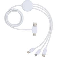Cable de carga 5 en 1 con aditivo antibacteriano "Pure"