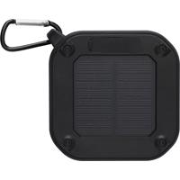 Altavoz solar Bluetooth IPX5 de 3W con mosquetón en plástico reciclado con certificación RCS Solo