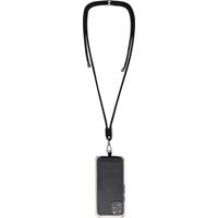 Lanyard ajustable reciclado para smartphone Vega