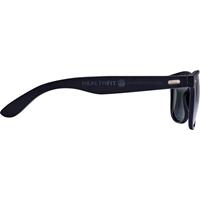 Gafas de sol de bambú con revestimiento en negro Arlo
