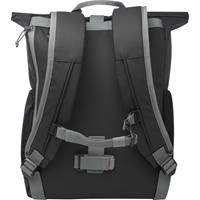Bolsa enrollable para bicicleta resistente al agua de material reciclado GRS de 15" y 20 L Aqua