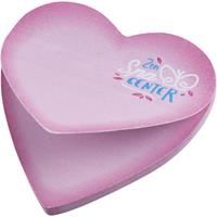 Libreta con notas adhesivas de material reciclado con forma de corazón Sticky-Mate®