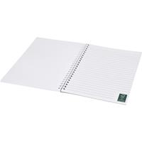 Cuaderno con espiral A4 con cubierta trasera impresa Desk-Mate®