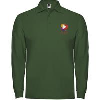 Polo de manga larga para hombre de 220 g/m² Estrella