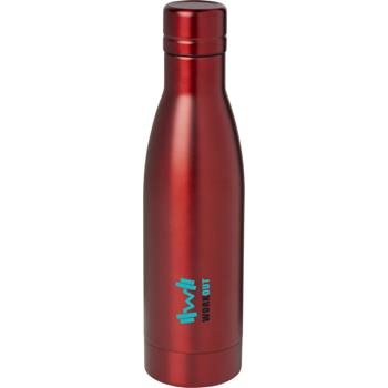 Bidón con aislamiento al vacío de 500 ml de cobre de acero inoxidable reciclado con certificación RCS "Vasa"