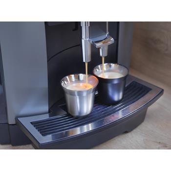 Juego de tazas para espresso de acero inoxidable de 80 ml con certificado RCS "Duo"