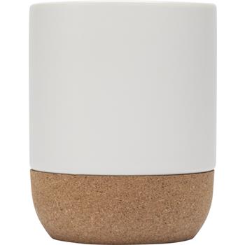 Taza de cerámica para sublimación de 300 ml con detalles de corcho Billie