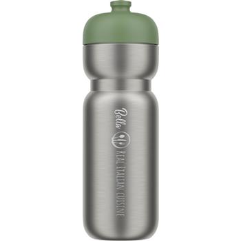 Bidón deportivo de 800 ml de acero inoxidable Mepal Pull