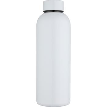 Botella de agua de 750 ml de acero inoxidable reciclado con pared simple para sublimación y con certificado RCS Spring