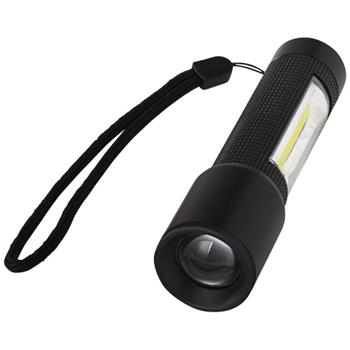 Linterna LED compacta de 3 vatios con luz lateral COB "Tite"