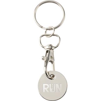Llavero con moneda para carrito "Rory"