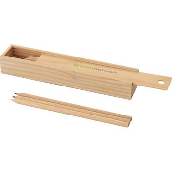 Set de 12 lápices de madera "Pines"