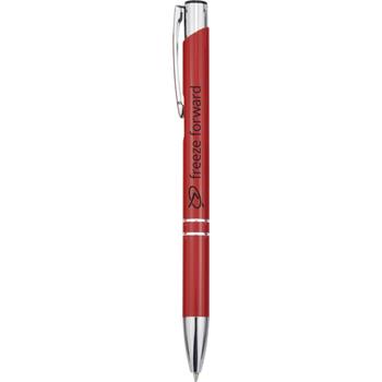 Bolígrafo de aluminio Moneta (tinta negra)