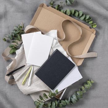 Libreta con tapa de papel triturado Fabia