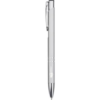 Bolígrafo de aluminio reciclado Moneta (tinta negra)