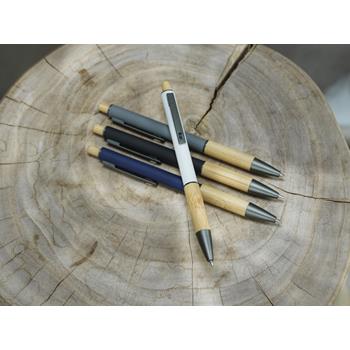 Bolígrafo de aluminio reciclado Darius (tinta azul)