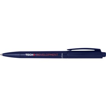 Bolígrafo de plástico reciclado Martha (tinta azul)