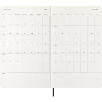 Agenda diaria de 12 meses con tapa blanda Moleskine