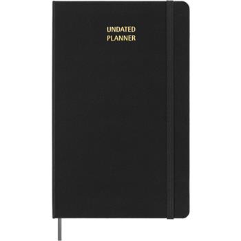 Agenda semanal L con tapa dura sin fecha Moleskine