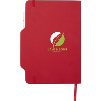 Libreta de tapa dura A5 con combinación de bolígrafo y lápiz Nexus (tinta negra)