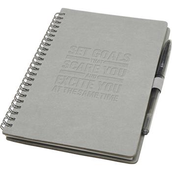 Set de libreta A5 de tapa dura y bolígrafo reutilizables Slate (tinta negra)