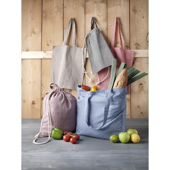 Mochila de cuerdas de algodón reciclado de 210 g/m² 6L Pheebs