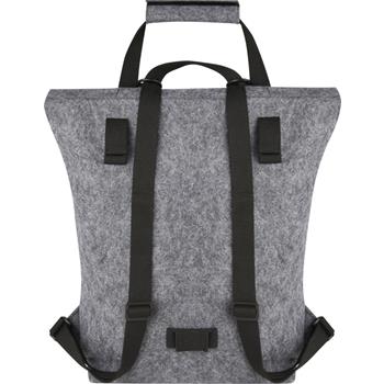 Bolsa para bicicleta enrollable de fieltro reciclado GRS de 13 L Felta
