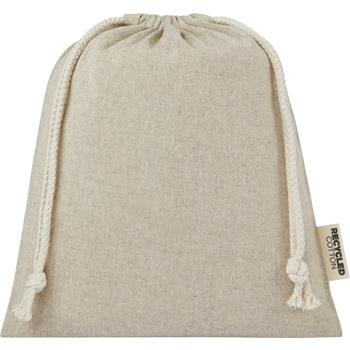 Bolsa de regalo mediana de 1,5 l de algodón reciclado GRS de 150 g/m² "Pheebs"