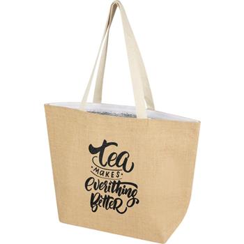 Bolsa Tote isotérmica de yute de 300 g/m² de 12 L Juta