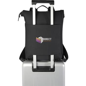 Mochila para portátil de 15,6", de 12 litros, reciclada GRS y con parte superior enrollable Turner