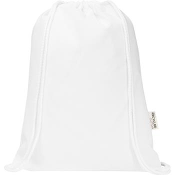 Bolsa de 5 L con cordón de algodón reciclado de 140 g/m² con certificado GRS Oregon Blend