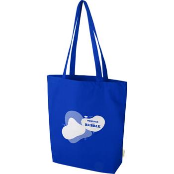 Bolsa Tote de 11 l con fondo ancho algodón orgánico OCS de 180 g/m² "Odisha"