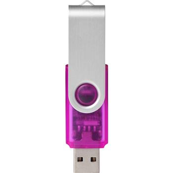 Memoria USB translúcida de 4 GB "Rotate"