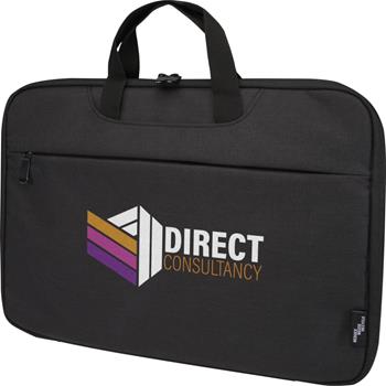 Maletín para portátil de 14”de material reciclado GRS 2 en 1 de 3 l "Libra"