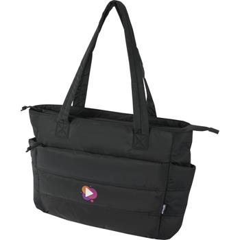 Bolsa Tote para portátil de 15,6" y 18 L de material reciclado GRS Puffer