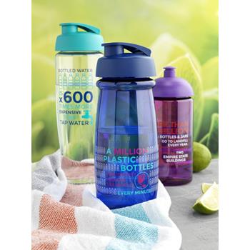 Bidón deportivo con Tapa Flip de 600 ml H2O Active® "Pulse"