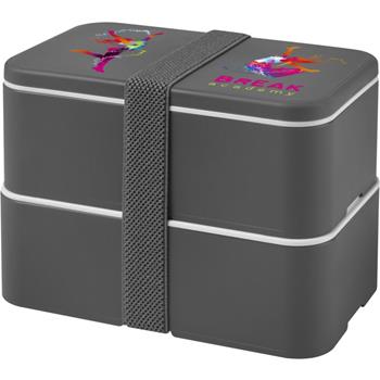 Fiambrera doble de 700+700 ml "MIYO"