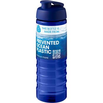 Bidón deportivo con tapa Flip de 750 ml "H2O Active® Eco Treble"
