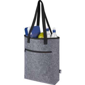 Bolsa Tote isotérmica de fieltro reciclado GRS de 12 L "Felta"