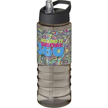 Bidón deportivo con tapa con boquilla de 750 ml H2O Active® "Treble "