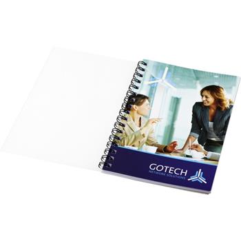 Lbreta A6 con espiral y cubierta de PP Desk-Mate®